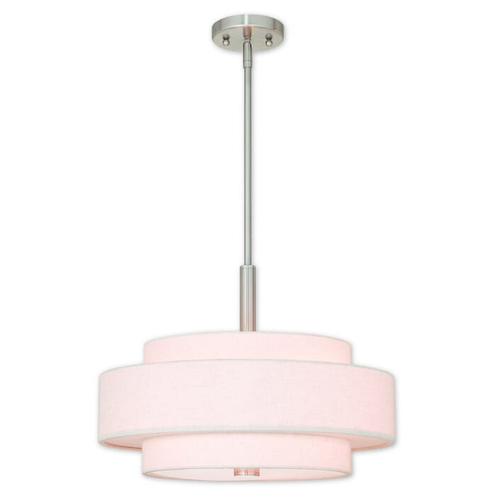 Meridian 4-Light Pendant in Brushed Nickel Meridian 4-Light Pendant in Brushed Nickel