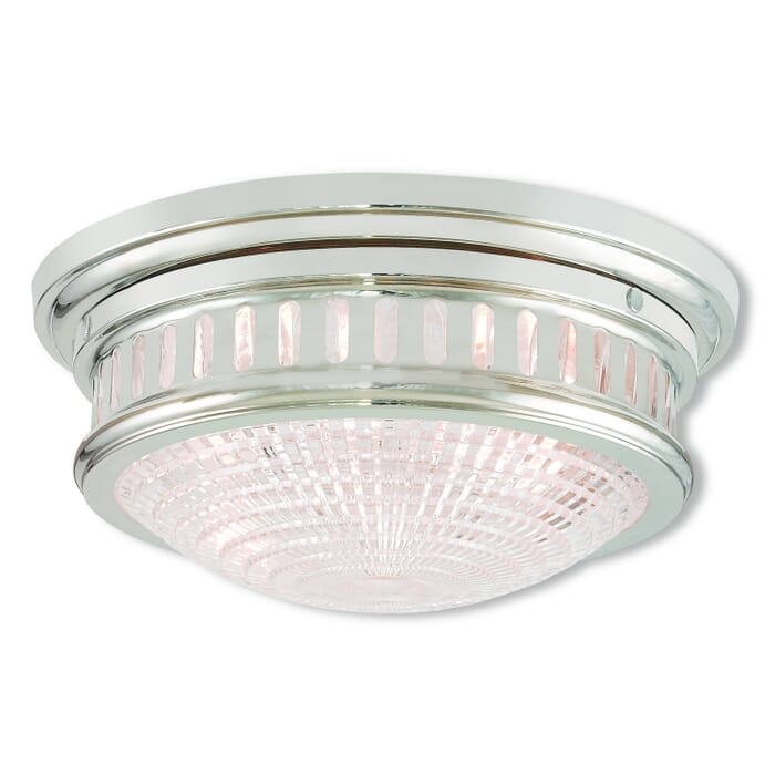 Berwick 2-Light Ceiling Mount in Polished Nickel Berwick 2-Light Ceiling Mount in Polished Nickel