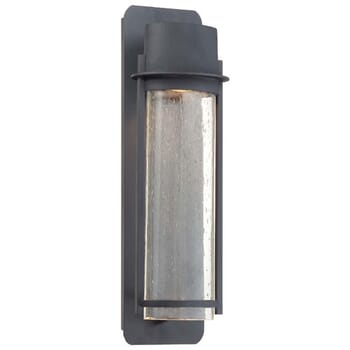 The Great Outdoors Artisan Lane 2-Light 23" Outdoor Wall Light in Black