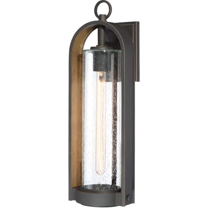 The Great Outdoors Kamstra 21" Outdoor Wall Light in Oil Rubbed Bronze with Gold High The Great Outdoors Kamstra 21" Outdoor Wall Light in Oil Rubbed Bronze with Gold High