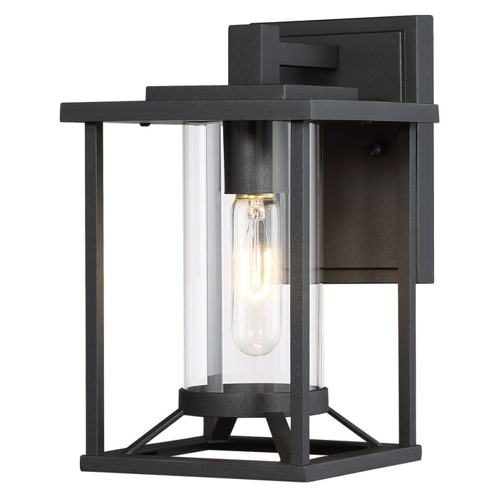The Great Outdoors Trescott 12" Outdoor Wall Light in Black The Great Outdoors Trescott 12" Outdoor Wall Light in Black
