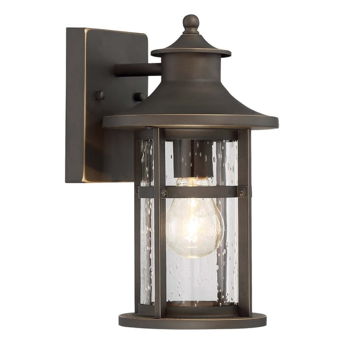 The Great Outdoors Highland Ridge Outdoor Wall Light in Oil Rubbed Bronze The Great Outdoors Highland Ridge Outdoor Wall Light in Oil Rubbed Bronze