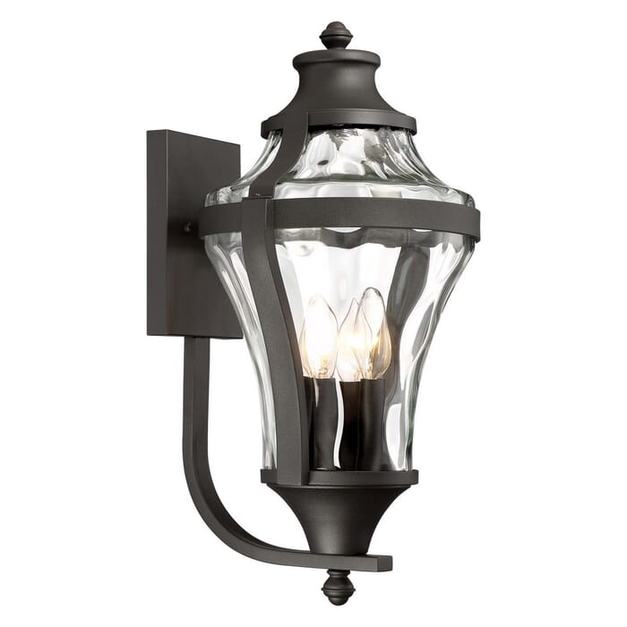 The Great Outdoors Libre 4-Light 21" Outdoor Wall Light in Black The Great Outdoors Libre 4-Light 21" Outdoor Wall Light in Black
