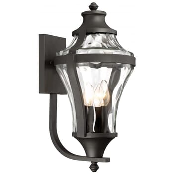 The Great Outdoors Libre 4-Light 24" Outdoor Wall Light in Black