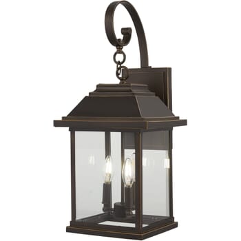 The Great Outdoors Mariner'S Pointe 4-Light 26" Outdoor Wall Light in Oil Rubbed Bronze with Gold High