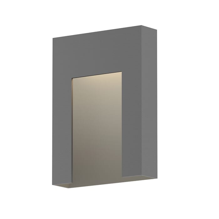Sonneman Inset 11" LED Wall Sconce in Textured Gray Sonneman Inset 11" LED Wall Sconce in Textured Gray