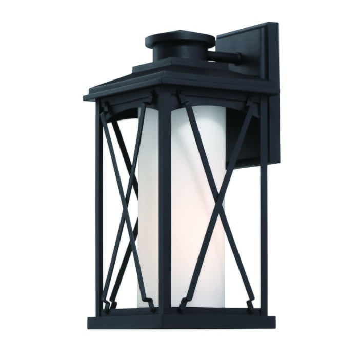 The Great Outdoors Lansdale 16" Outdoor Wall Light in Black The Great Outdoors Lansdale 16" Outdoor Wall Light in Black