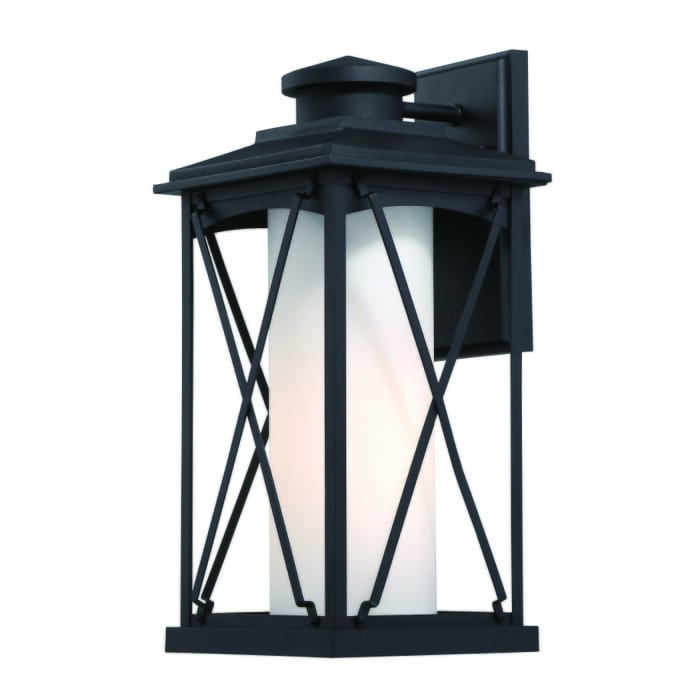 The Great Outdoors Lansdale 18" Outdoor Wall Light in Black The Great Outdoors Lansdale 18" Outdoor Wall Light in Black
