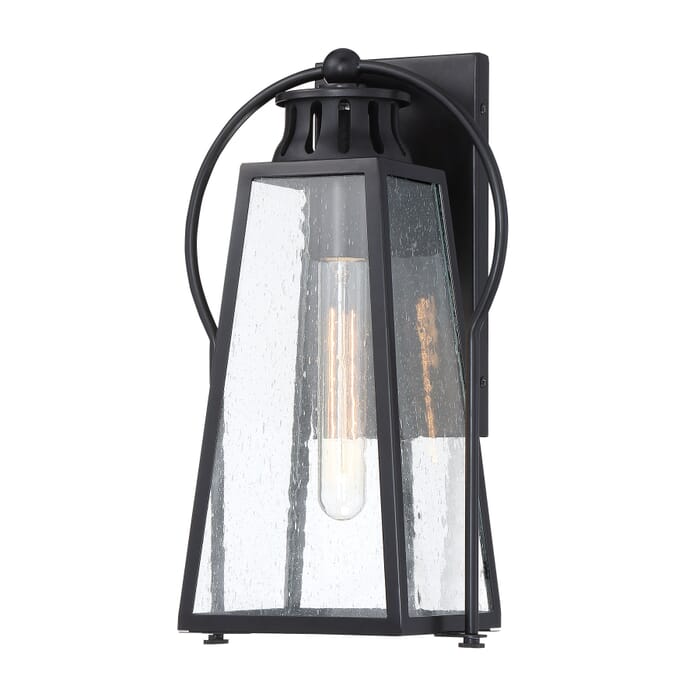 The Great Outdoors Halder Bridge 17" Outdoor Wall Light in Matte Black The Great Outdoors Halder Bridge 17" Outdoor Wall Light in Matte Black