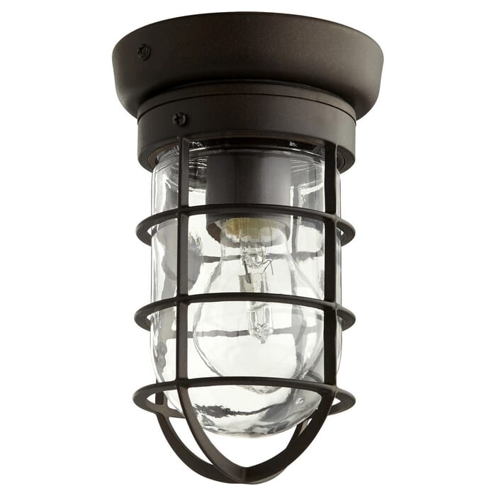Quorum Bowery 5" Ceiling Light in Oiled Bronze Quorum Bowery 5" Ceiling Light in Oiled Bronze