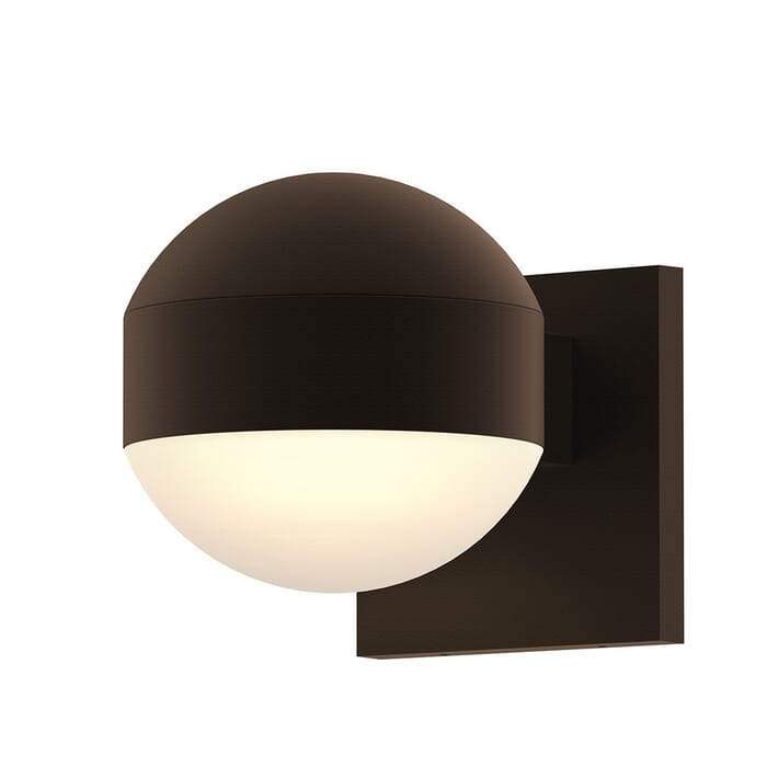 Sonneman REALS 5" Downlight LED Wall Sconce in Textured Bronze Sonneman REALS 5" Downlight LED Wall Sconce in Textured Bronze