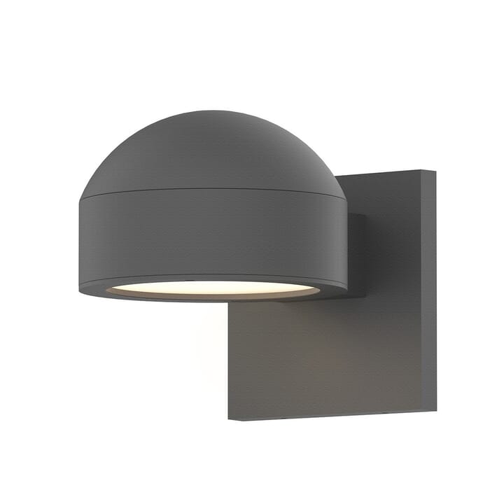 Sonneman REALS 3.25" Downlight LED Wall Sconce in Textured Gray Sonneman REALS 3.25" Downlight LED Wall Sconce in Textured Gray