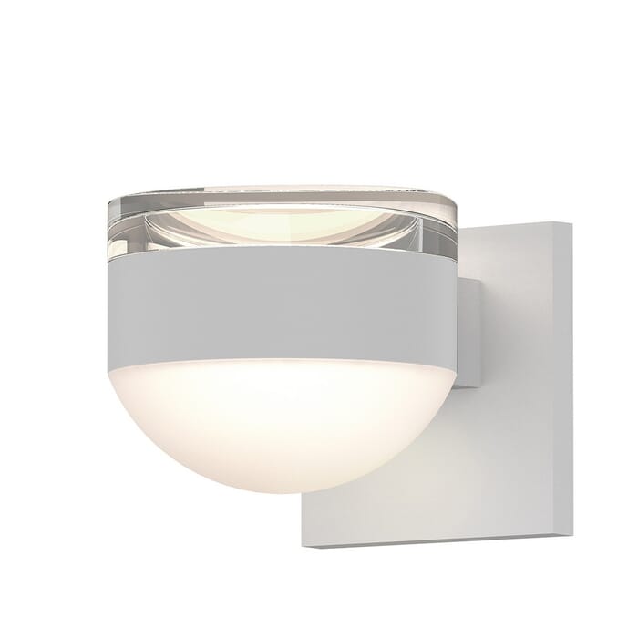Sonneman REALS 4" 2-Light LED Wall Sconce in Textured White Sonneman REALS 4" 2-Light LED Wall Sconce in Textured White