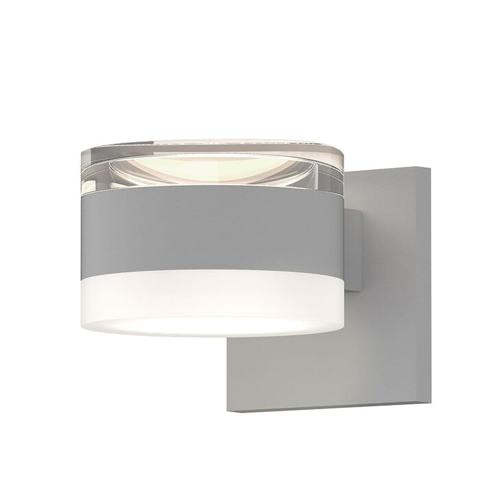 Sonneman REALS 3.25" 2-Light LED Wall Sconce in Textured White Sonneman REALS 3.25" 2-Light LED Wall Sconce in Textured White