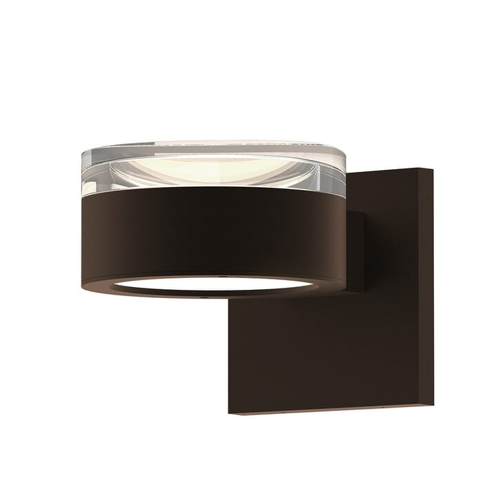 Sonneman REALS 2.5" 2-Light Up/Down LED Wall Sconce in Textured Bronze Sonneman REALS 2.5" 2-Light Up/Down LED Wall Sconce in Textured Bronze