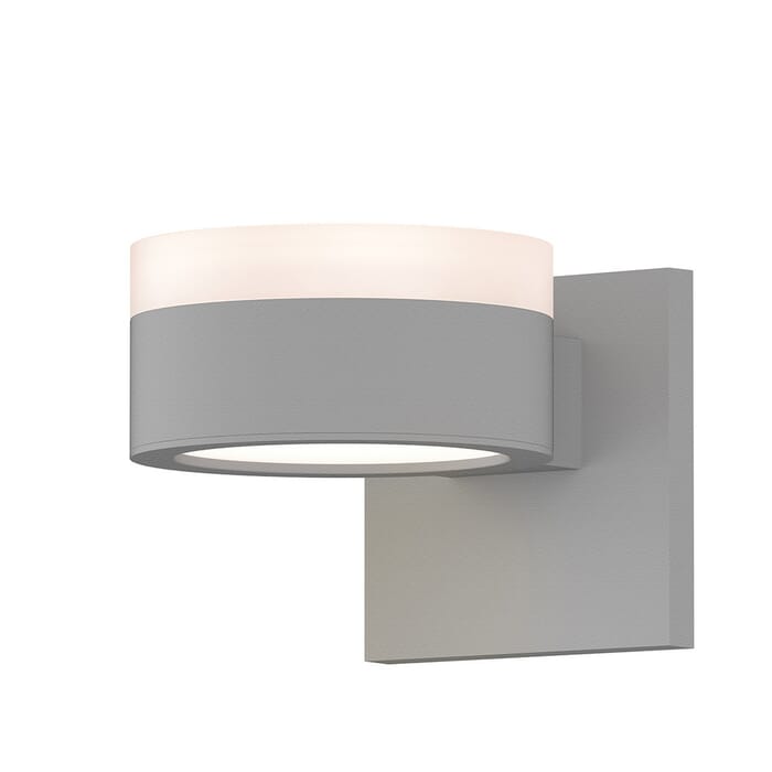 Sonneman REALS 2.5" 2-Light LED Wall Sconce in Textured White Sonneman REALS 2.5" 2-Light LED Wall Sconce in Textured White