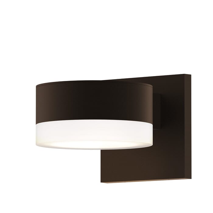 Sonneman REALS 2.5" 2-Light LED Up/Down Wall Sconce in Textured Bronze Sonneman REALS 2.5" 2-Light LED Up/Down Wall Sconce in Textured Bronze