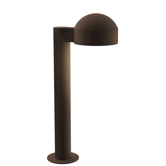 Sonneman REALS 17.75" Optical Acrylic LED Bollard in Textured Bronze Sonneman REALS 17.75" Optical Acrylic LED Bollard in Textured Bronze