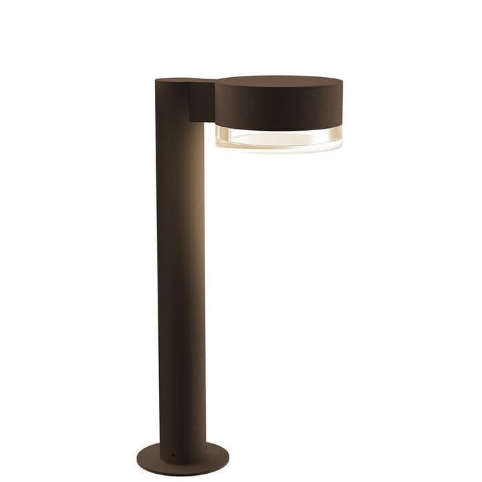 Sonneman REALS 16" Clear Acrylic LED Bollard in Textured Bronze Sonneman REALS 16" Clear Acrylic LED Bollard in Textured Bronze