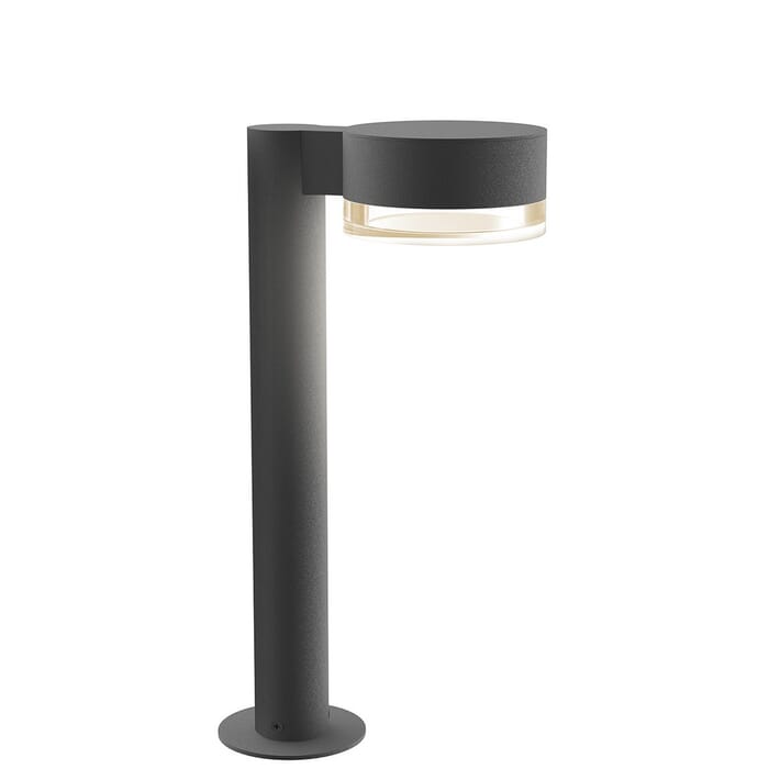Sonneman REALS 16" Clear Acrylic LED Bollard in Textured Gray Sonneman REALS 16" Clear Acrylic LED Bollard in Textured Gray