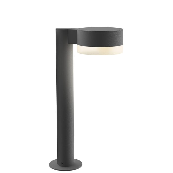 Sonneman REALS 16" Frosted White LED Bollard in Textured Gray Sonneman REALS 16" Frosted White LED Bollard in Textured Gray