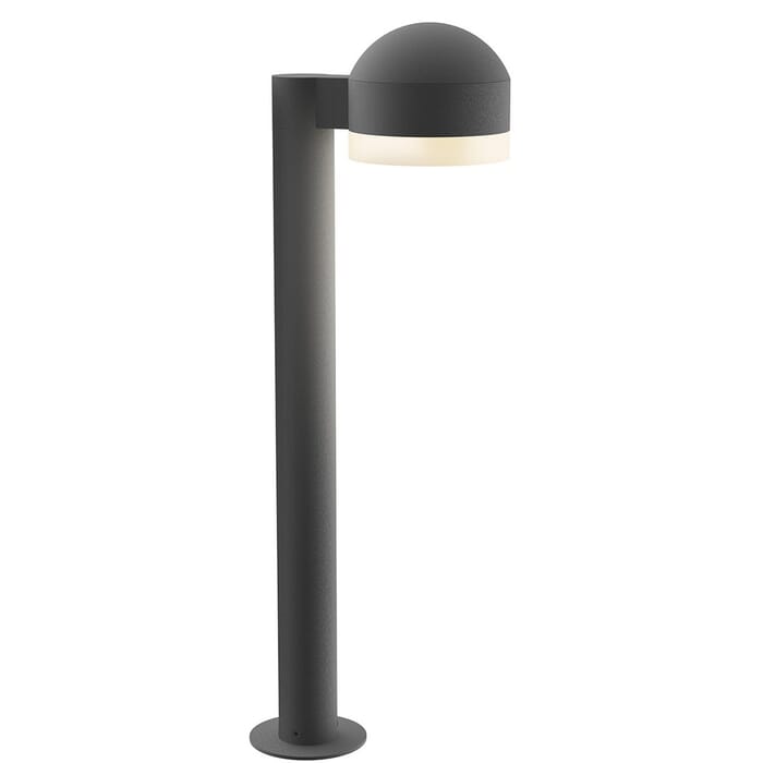 Sonneman REALS 23.75" Frosted White LED Bollard in Textured Gray Sonneman REALS 23.75" Frosted White LED Bollard in Textured Gray