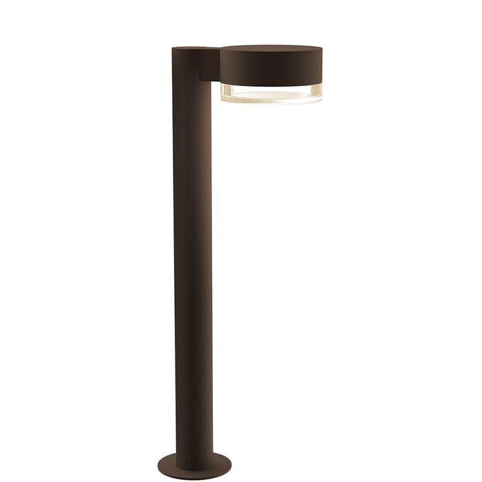 Sonneman REALS 22" Clear Acrylic LED Bollard in Textured Bronze Sonneman REALS 22" Clear Acrylic LED Bollard in Textured Bronze