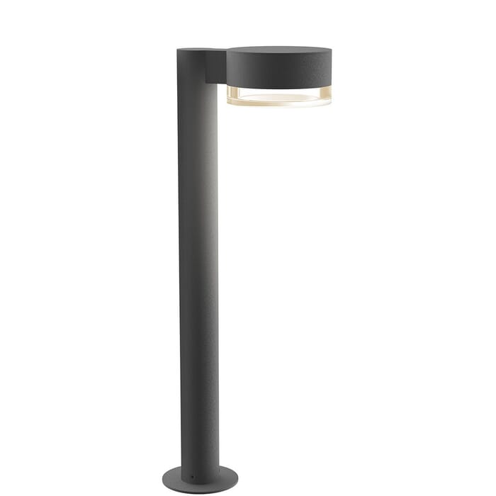 Sonneman REALS 22" Clear Acrylic LED Bollard in Textured Gray Sonneman REALS 22" Clear Acrylic LED Bollard in Textured Gray