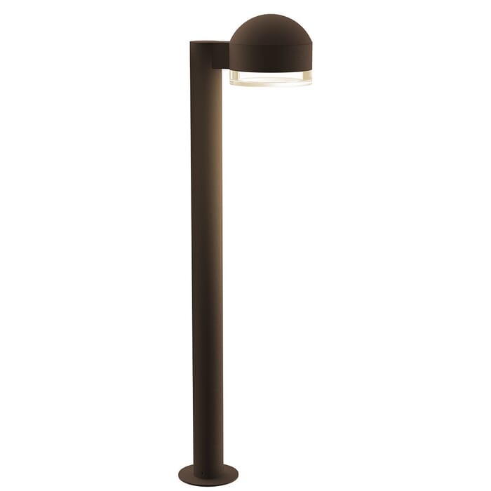 Sonneman REALS 29.75" Clear Acrylic LED Bollard in Textured Bronze Sonneman REALS 29.75" Clear Acrylic LED Bollard in Textured Bronze