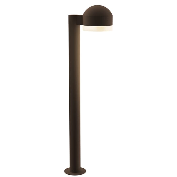 Sonneman REALS 29.75" Frosted White LED Bollard in Textured Bronze Sonneman REALS 29.75" Frosted White LED Bollard in Textured Bronze