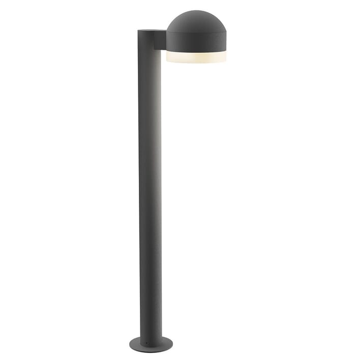 Sonneman REALS 29.75" Frosted White LED Bollard in Textured Gray Sonneman REALS 29.75" Frosted White LED Bollard in Textured Gray