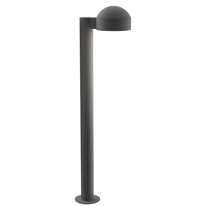 Sonneman REALS 29.75" Optical Acrylic LED Bollard in Textured Gray Sonneman REALS 29.75" Optical Acrylic LED Bollard in Textured Gray