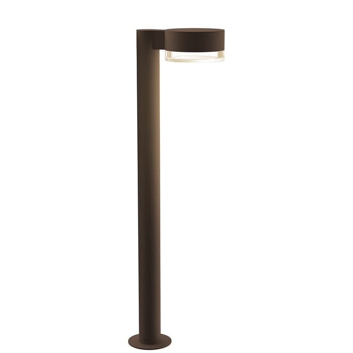 Sonneman REALS 28" Clear Acrylic LED Bollard in Textured Bronze Sonneman REALS 28" Clear Acrylic LED Bollard in Textured Bronze
