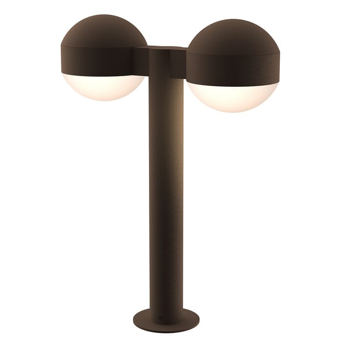 Sonneman REALS 17.75" 2-Light LED Bollard in Textured Bronze Sonneman REALS 17.75" 2-Light LED Bollard in Textured Bronze