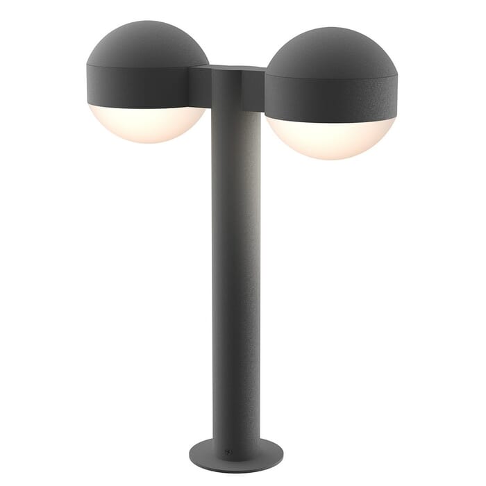 Sonneman REALS 17.75" 2-Light LED Bollard in Textured Gray Sonneman REALS 17.75" 2-Light LED Bollard in Textured Gray