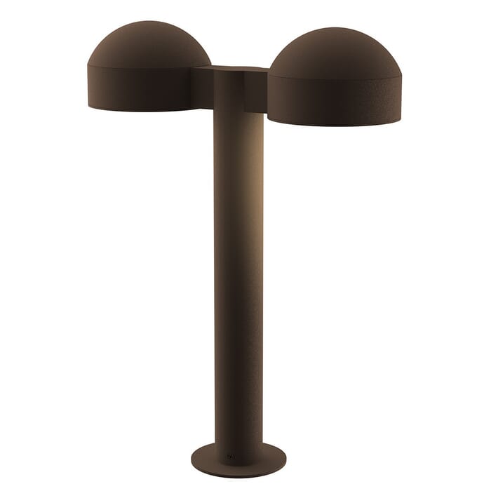 Sonneman REALS 2-Light Optical Acrylic LED Bollard in Textured Bronze Sonneman REALS 2-Light Optical Acrylic LED Bollard in Textured Bronze