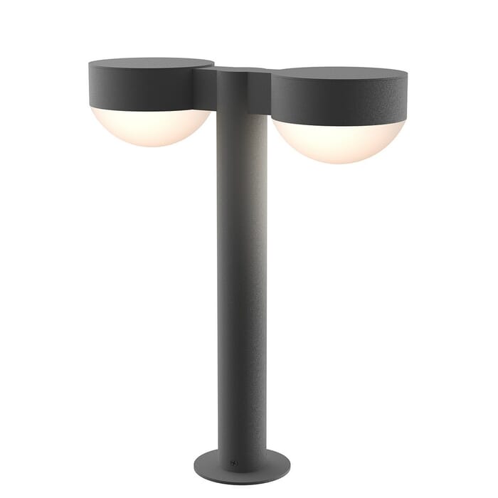 Sonneman REALS 16" 2-Light LED Bollard in Textured Gray Sonneman REALS 16" 2-Light LED Bollard in Textured Gray