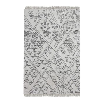Uttermost Campo 9 x 12 Distressed Tribal Inspired Cotton Rug in Ivory
