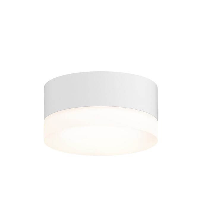 Sonneman REALS 5" Frosted White LED Flush Mount in Textured White Sonneman REALS 5" Frosted White LED Flush Mount in Textured White