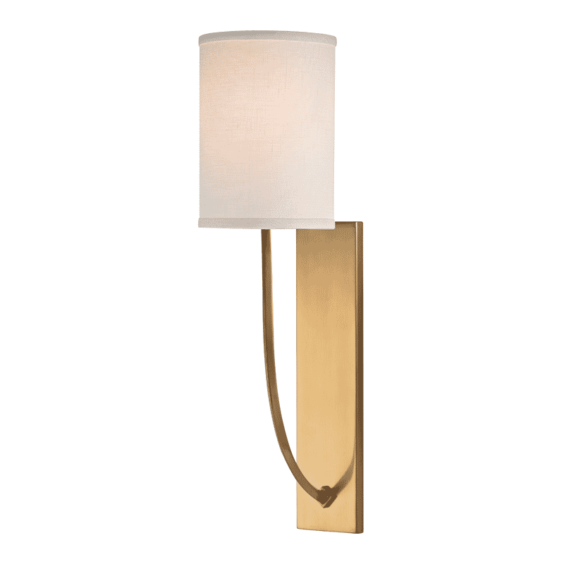 Colton 17" Wall Sconce in Aged Brass