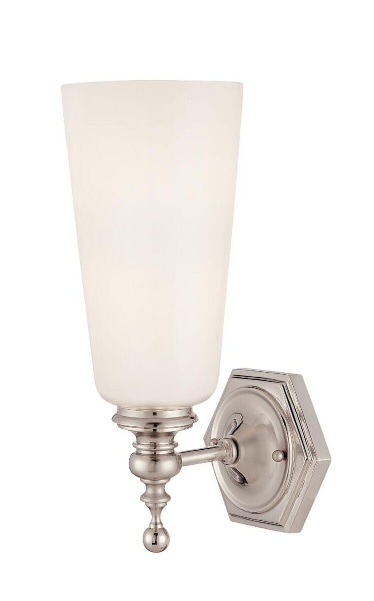 Colton 17" Wall Sconce in Polished Nickel