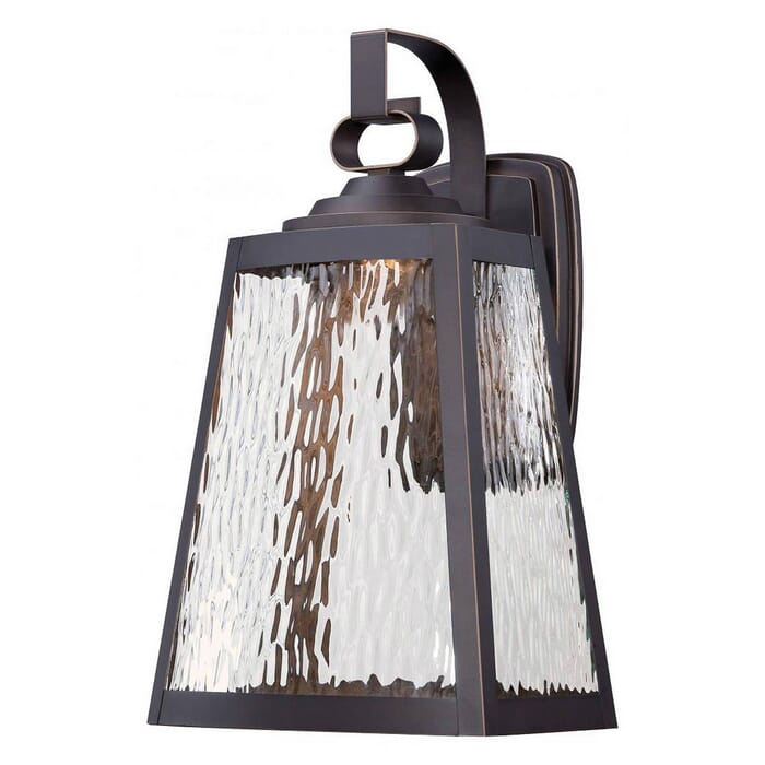 The Great Outdoors Talera 16" Outdoor Wall Light in Oil Rubbed Bronze with Gold Highlights The Great Outdoors Talera 16" Outdoor Wall Light in Oil Rubbed Bronze with Gold Highlights