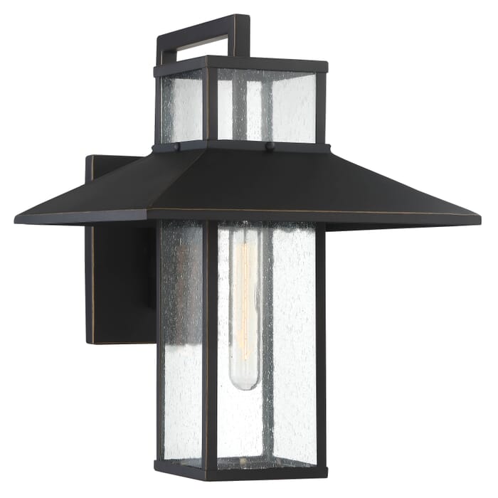 The Great Outdoors Danforth Park Outdoor Wall Light in Oil Rubbed Bronze With Gold Highlight The Great Outdoors Danforth Park Outdoor Wall Light in Oil Rubbed Bronze With Gold Highlight