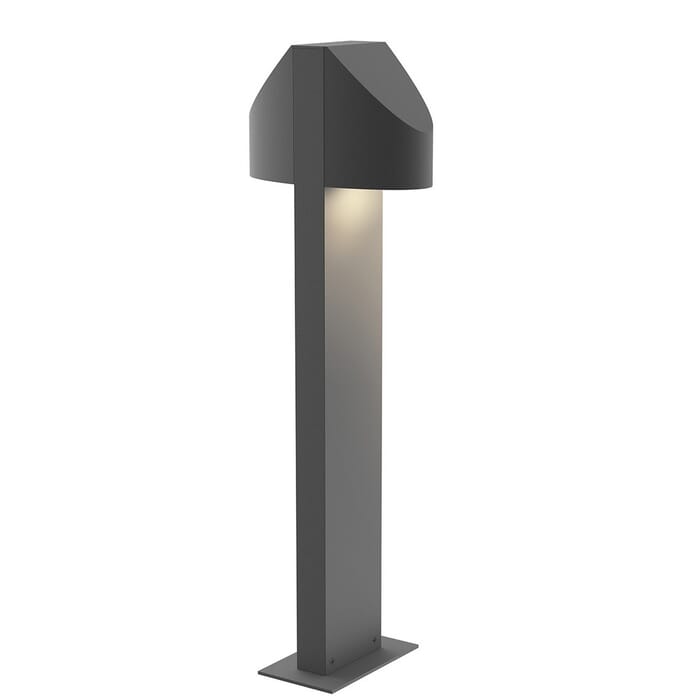 Sonneman Shear 22" 2-Light LED Aluminum Bollard in Textured Gray Sonneman Shear 22" 2-Light LED Aluminum Bollard in Textured Gray