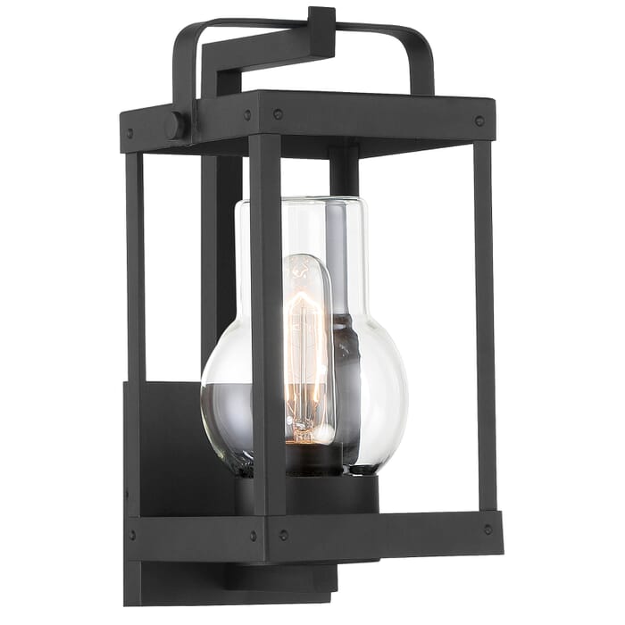 The Great Outdoors Sullivans Landing Outdoor Wall Light in Sand Coal The Great Outdoors Sullivans Landing Outdoor Wall Light in Sand Coal