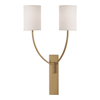 Hudson Valley Colton 2-Light 25" Wall Sconce in Aged Brass