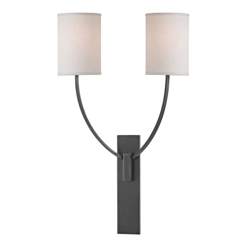 Colton 2-Light 25" Wall Sconce in Old Bronze