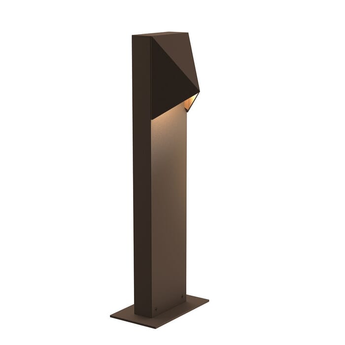 Sonneman Triform Compact 16" LED Bollard in Textured Bronze Sonneman Triform Compact 16" LED Bollard in Textured Bronze