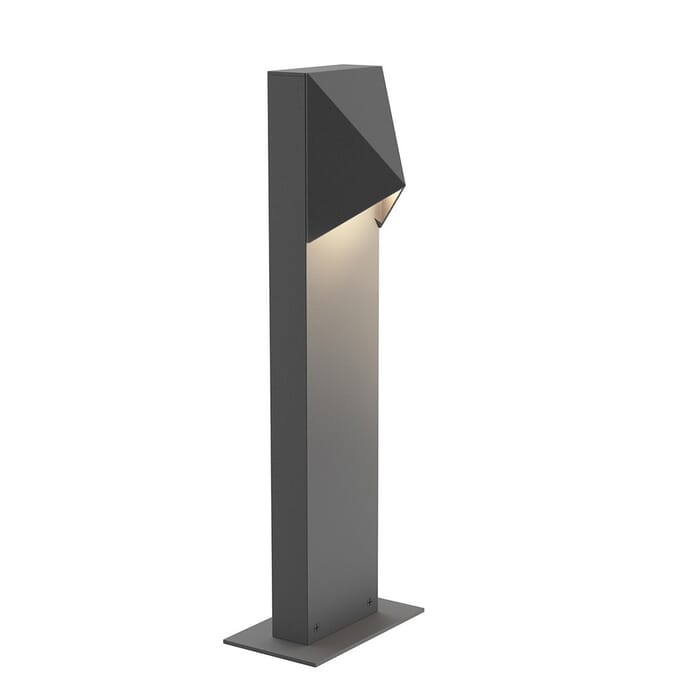 Sonneman Triform Compact 16" LED Bollard in Textured Gray Sonneman Triform Compact 16" LED Bollard in Textured Gray