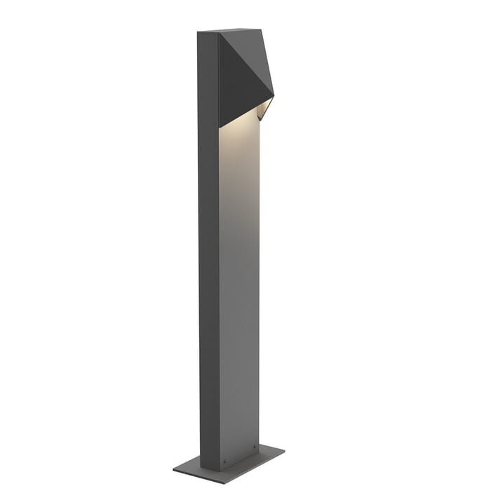 Sonneman Triform Compact 22" LED Bollard in Textured Gray Sonneman Triform Compact 22" LED Bollard in Textured Gray
